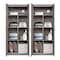 Manhattan Comfort Hopkins Storage Closet 2.0 in Grey - Set of 2 2-2GLF-GY - alternate 2